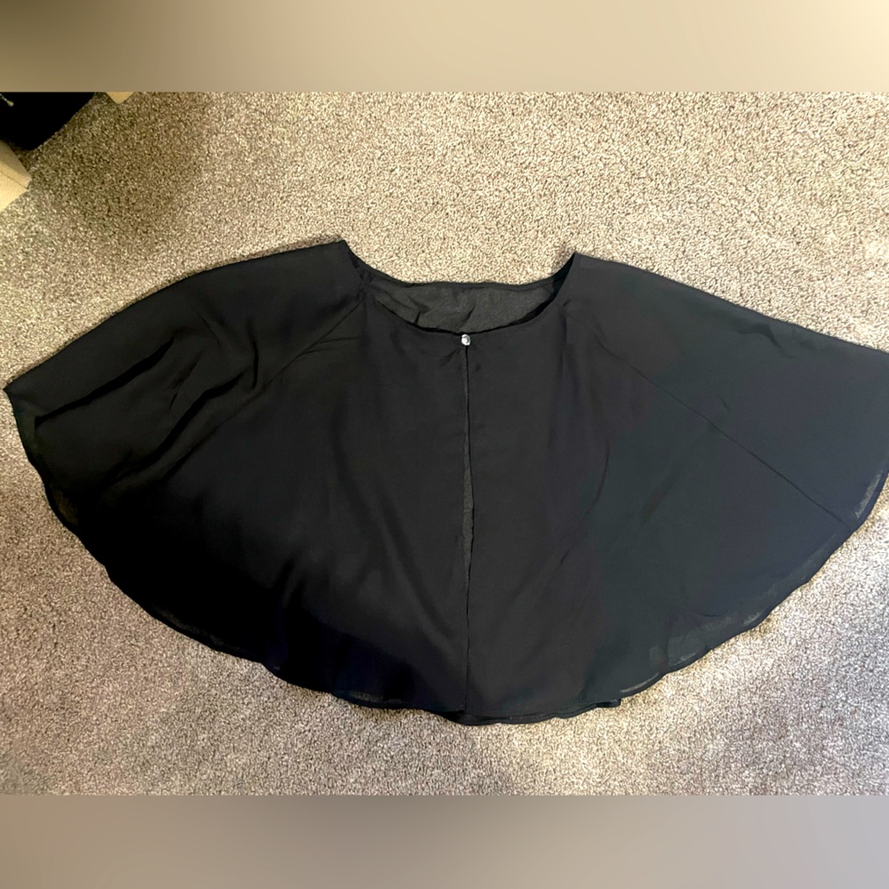 Black bathing suit cover up skirt size XXS